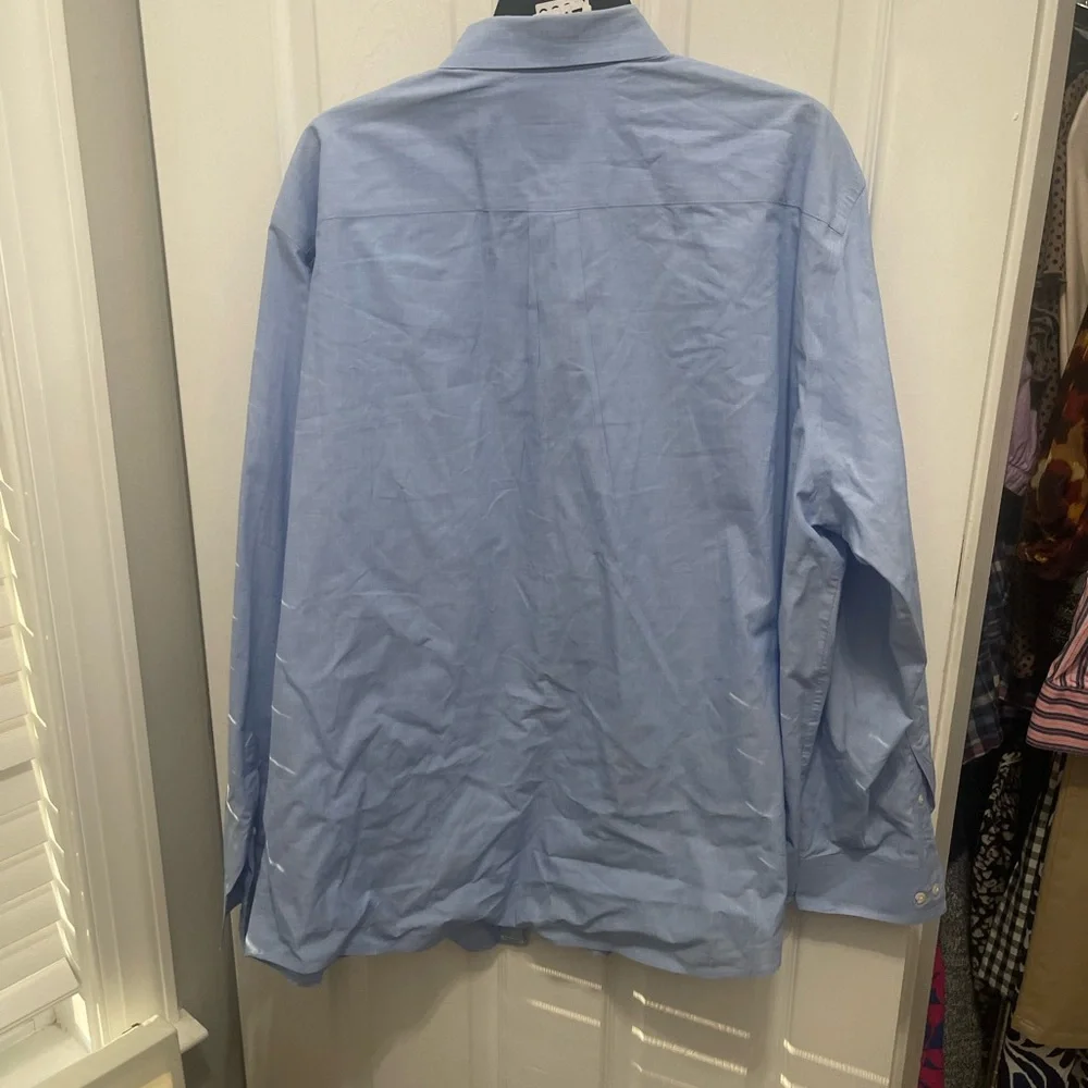 Croft & Barrow Men's Sky Blue Dress Shirt - Picture 9 of 14